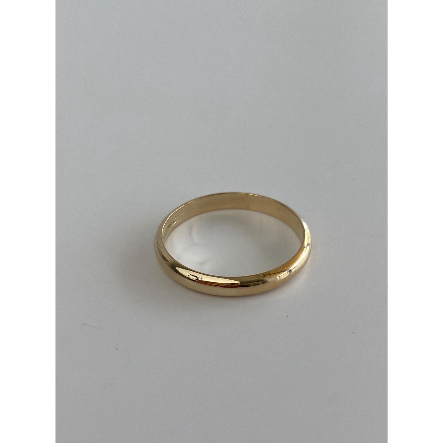 Vintage Solid 14k Yellow Gold Ring Band - Size 11.5