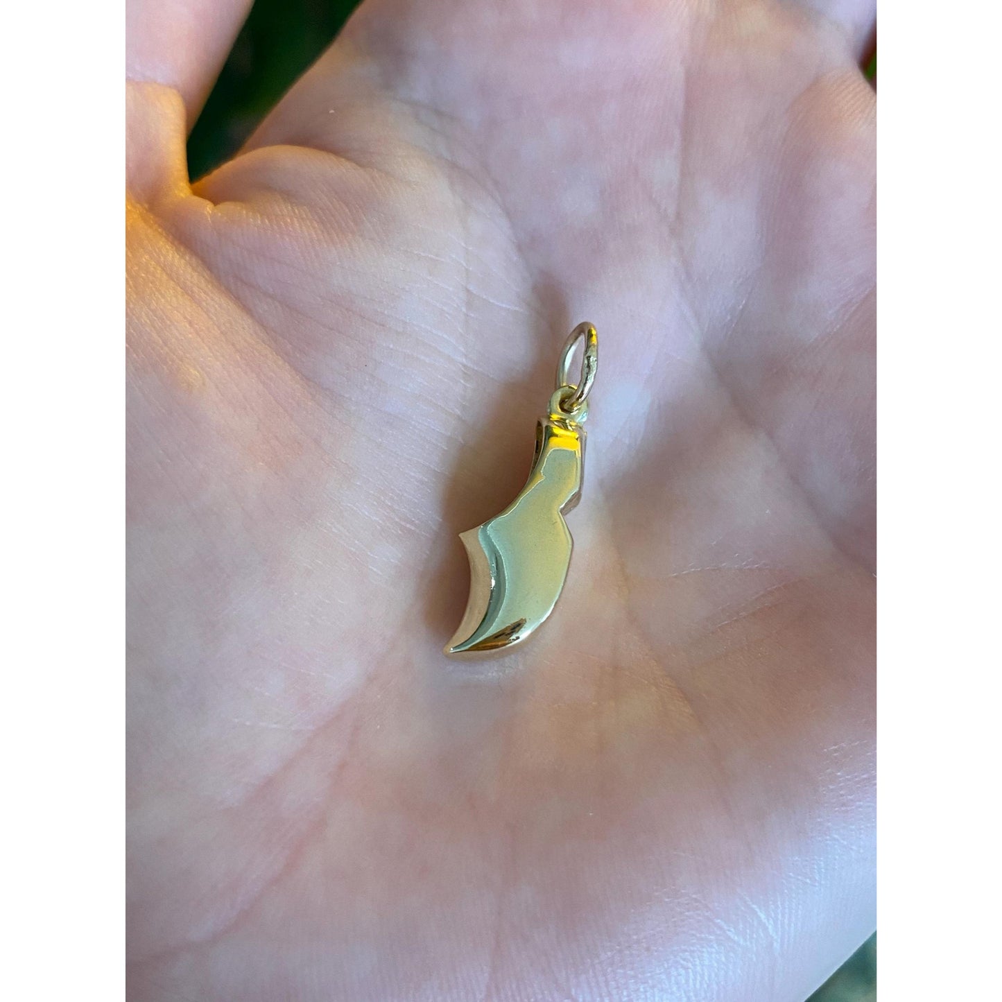 Vintage Solid 14k Yellow Gold Dutch Shoe Charm