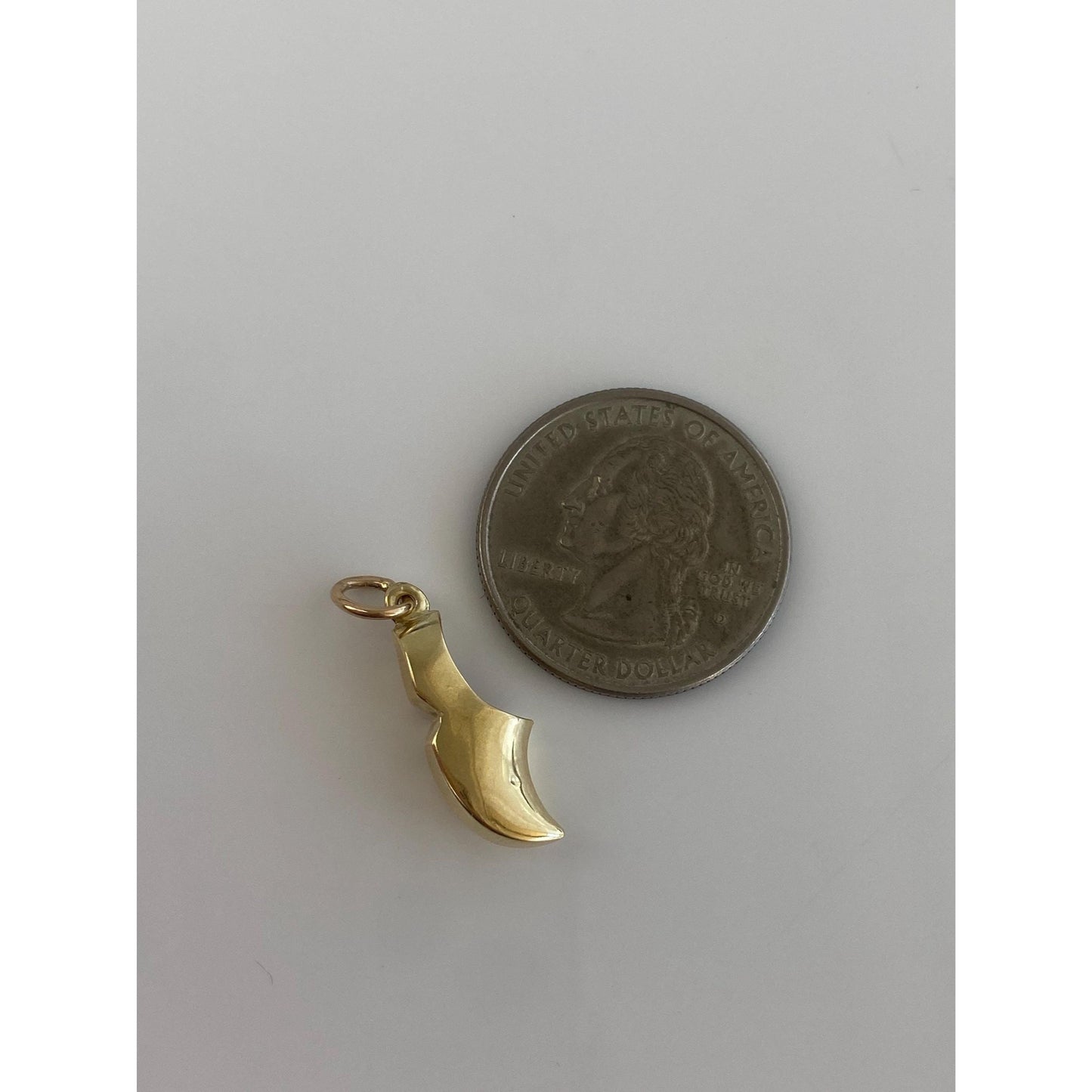 Vintage Solid 14k Yellow Gold Dutch Shoe Charm