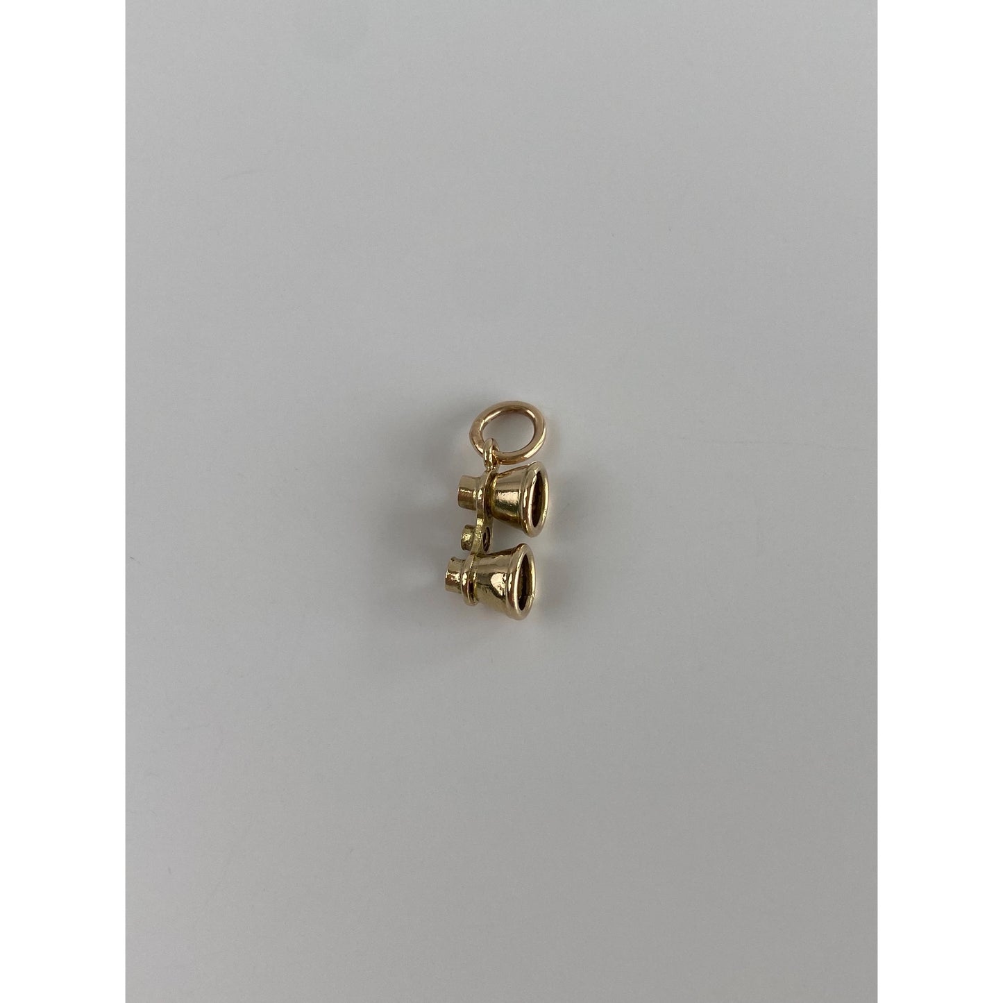 Vintage Solid 10k Yellow Gold Binoculars Charm