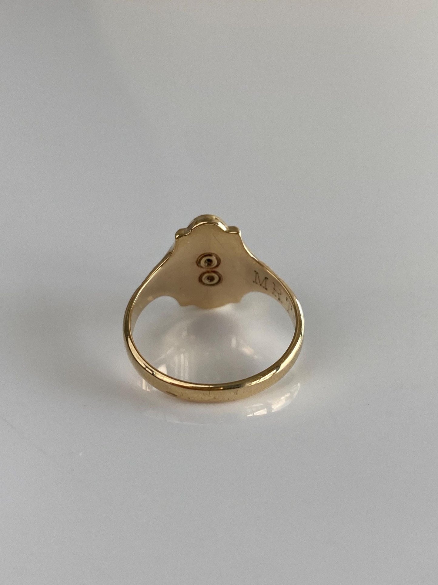 Vintage Solid 10k Yellow Gold 1947 Class Ring - Size 5.75