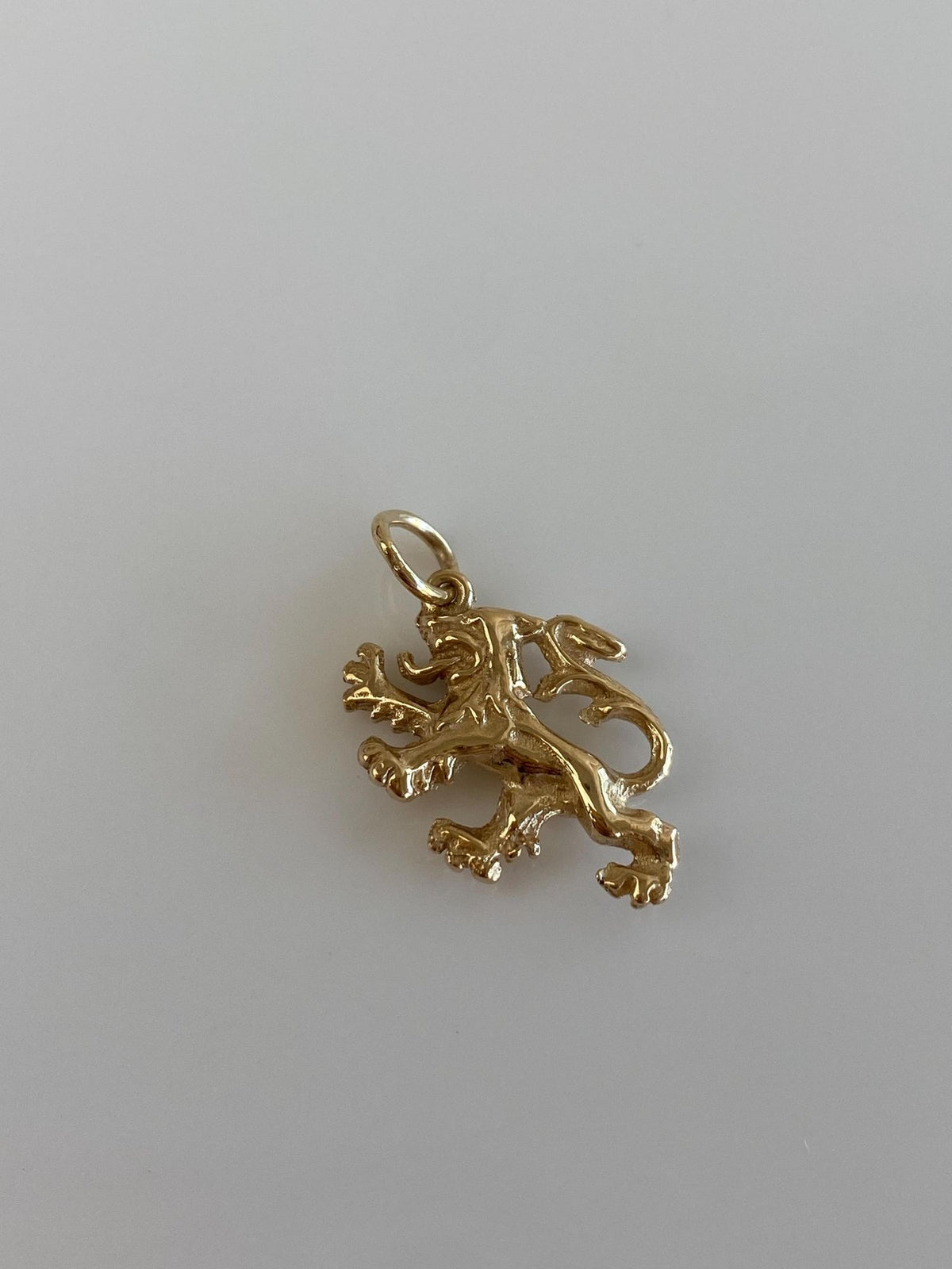 Vintage Solid 14k Yellow Gold Griffin Charm