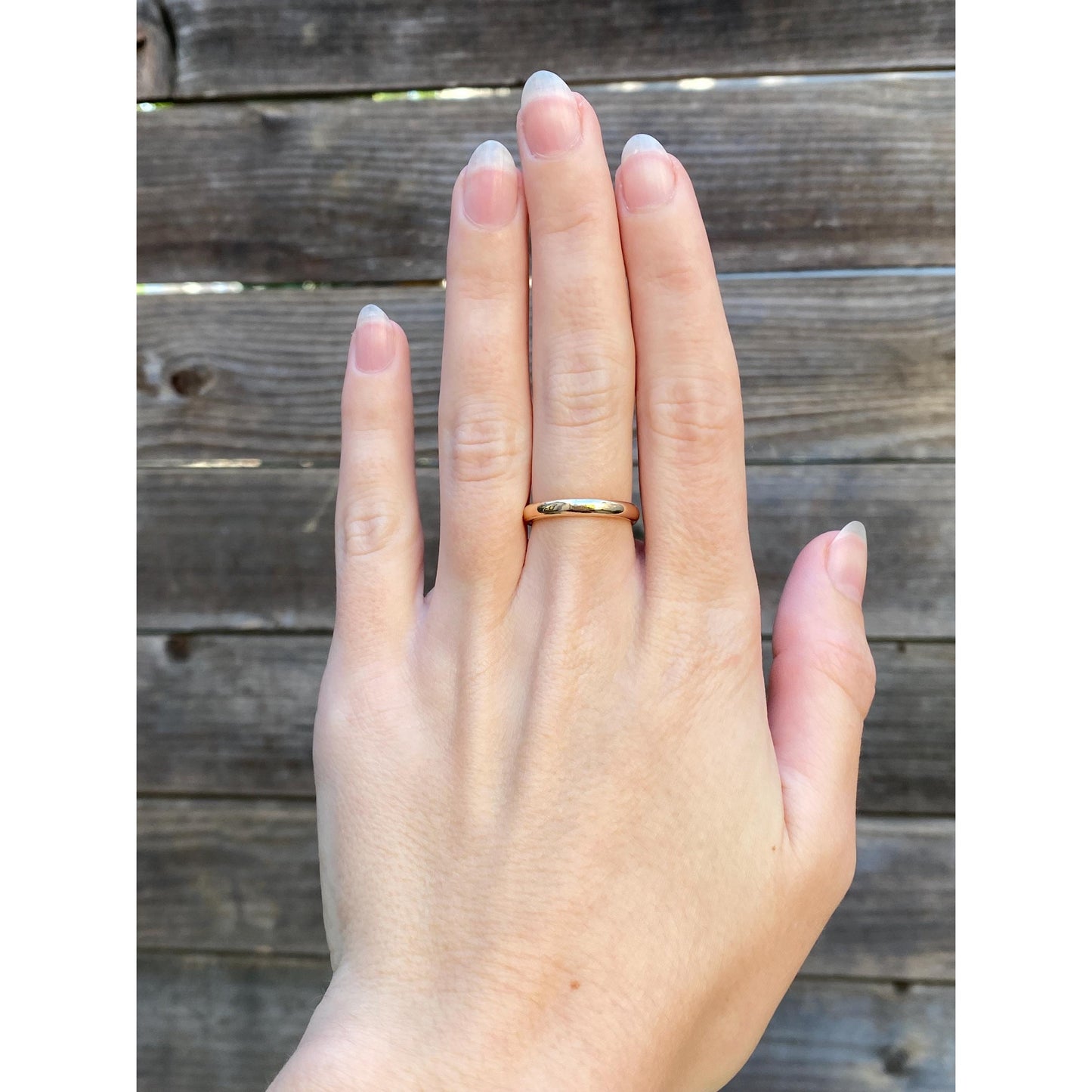 Vintage Solid 14k Yellow Gold Ring Band - Size 6.25