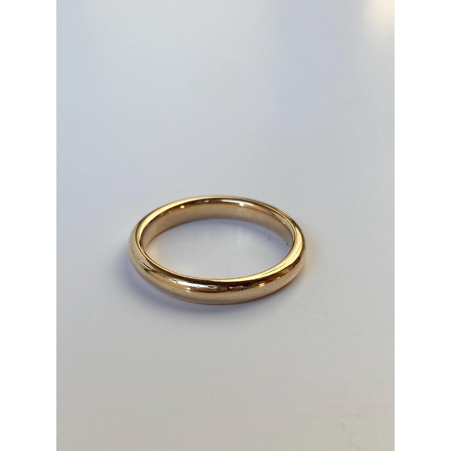 Vintage Solid 14k Yellow Gold Ring Band - Size 6.25