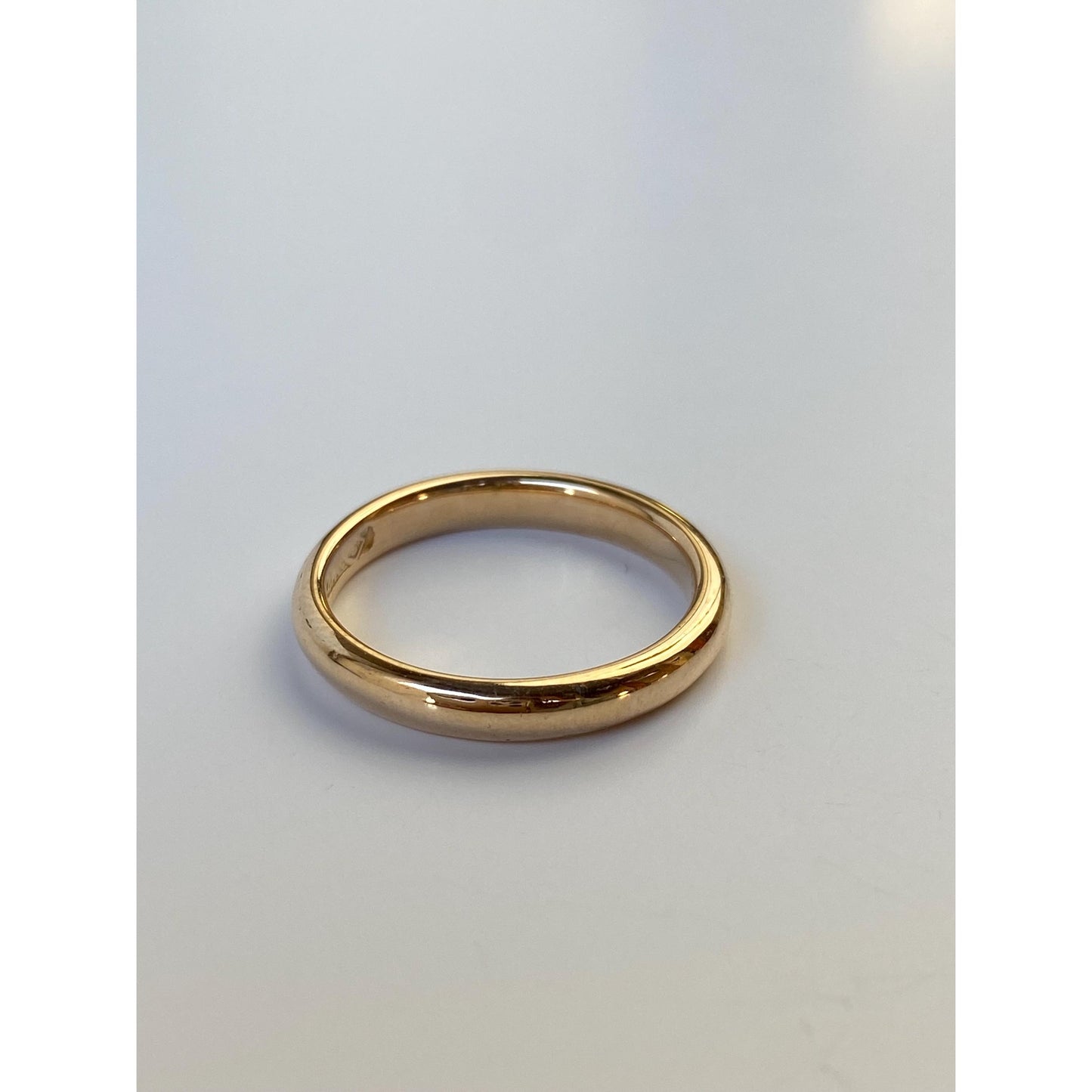 Vintage Solid 14k Yellow Gold Ring Band - Size 6.25