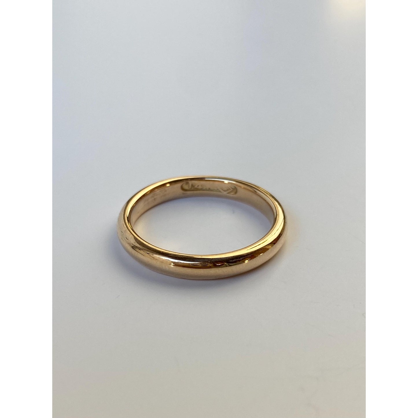 Vintage Solid 14k Yellow Gold Ring Band - Size 6.25