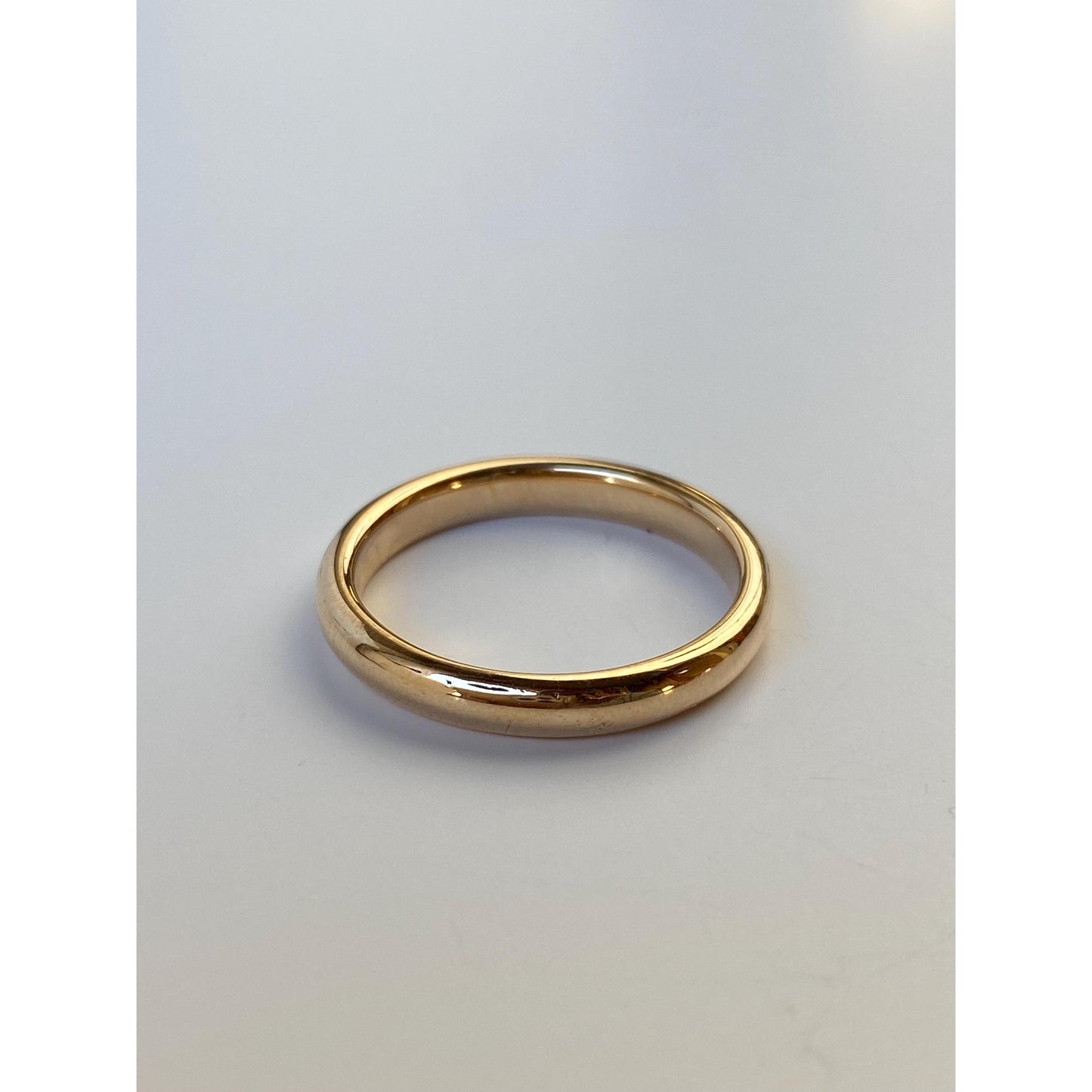 Vintage Solid 14k Yellow Gold Ring Band - Size 6.25