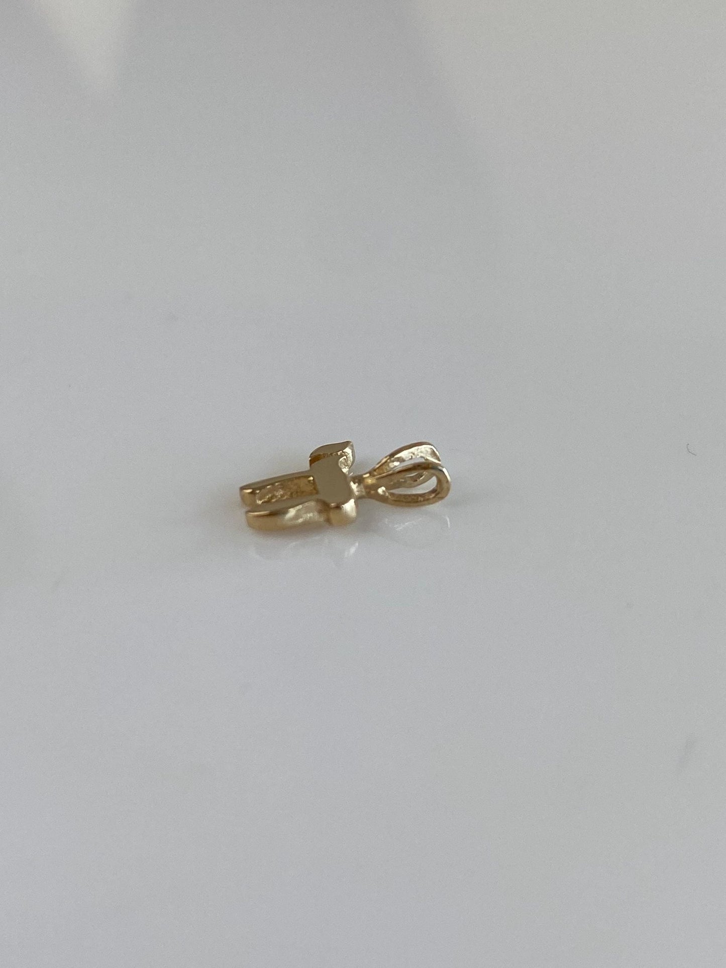 Vintage Solid 12k Yellow Gold Chai Symbol Charm