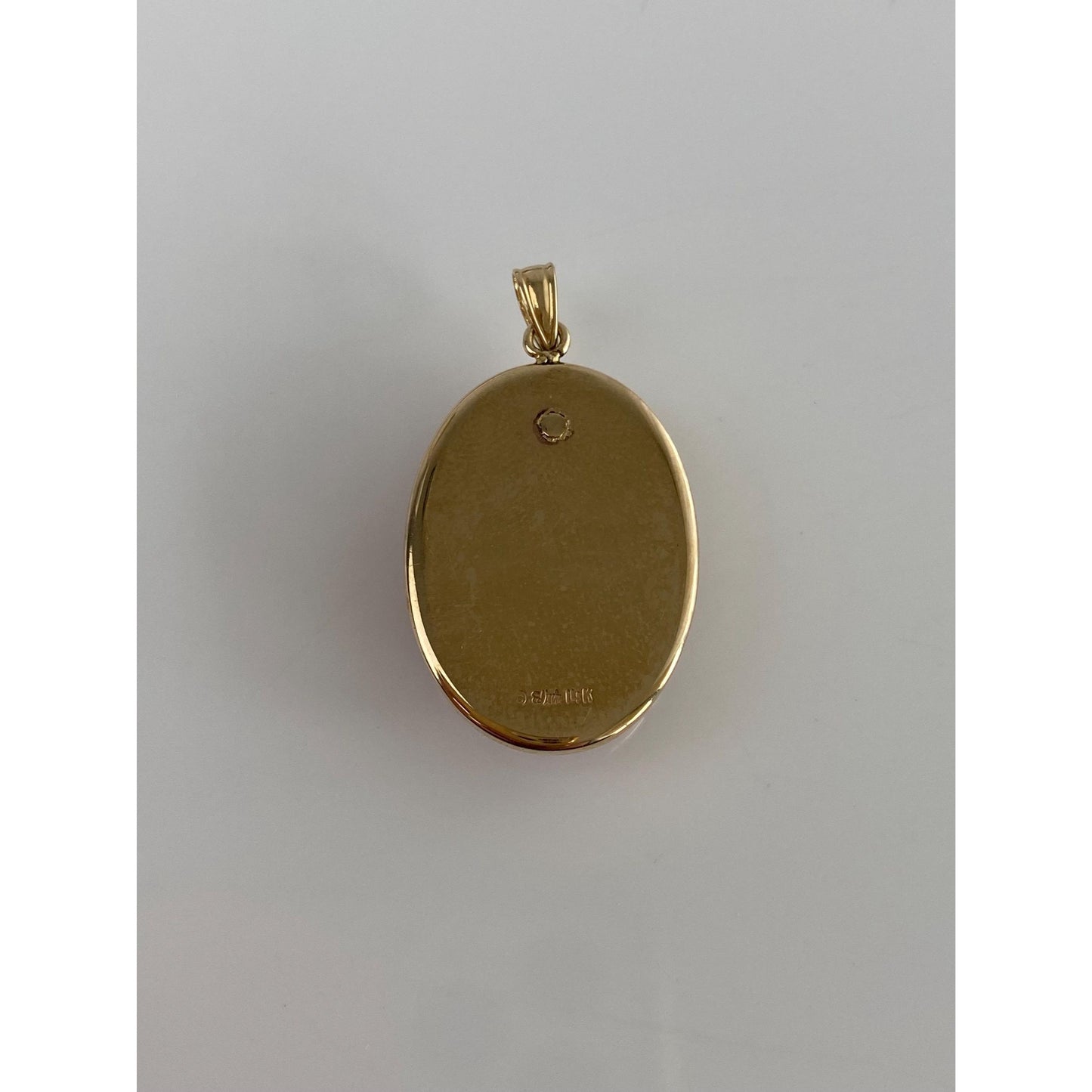 Vintage Solid 14k Yellow Gold Rose Quartz Charm