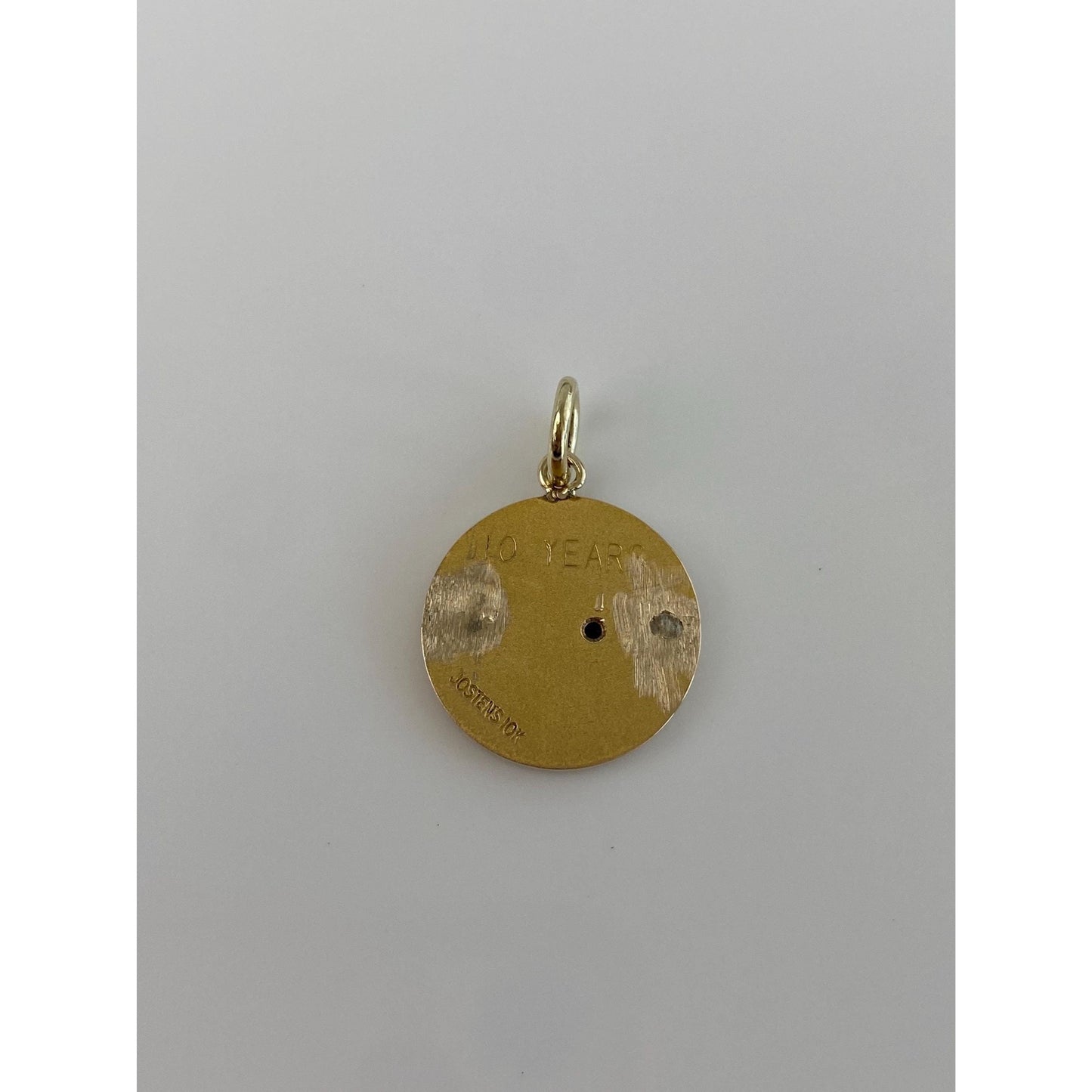 Vintage Solid 10k Yellow Gold Blue Sapphire St. Marys Hospital Rochester Minnesota Charm