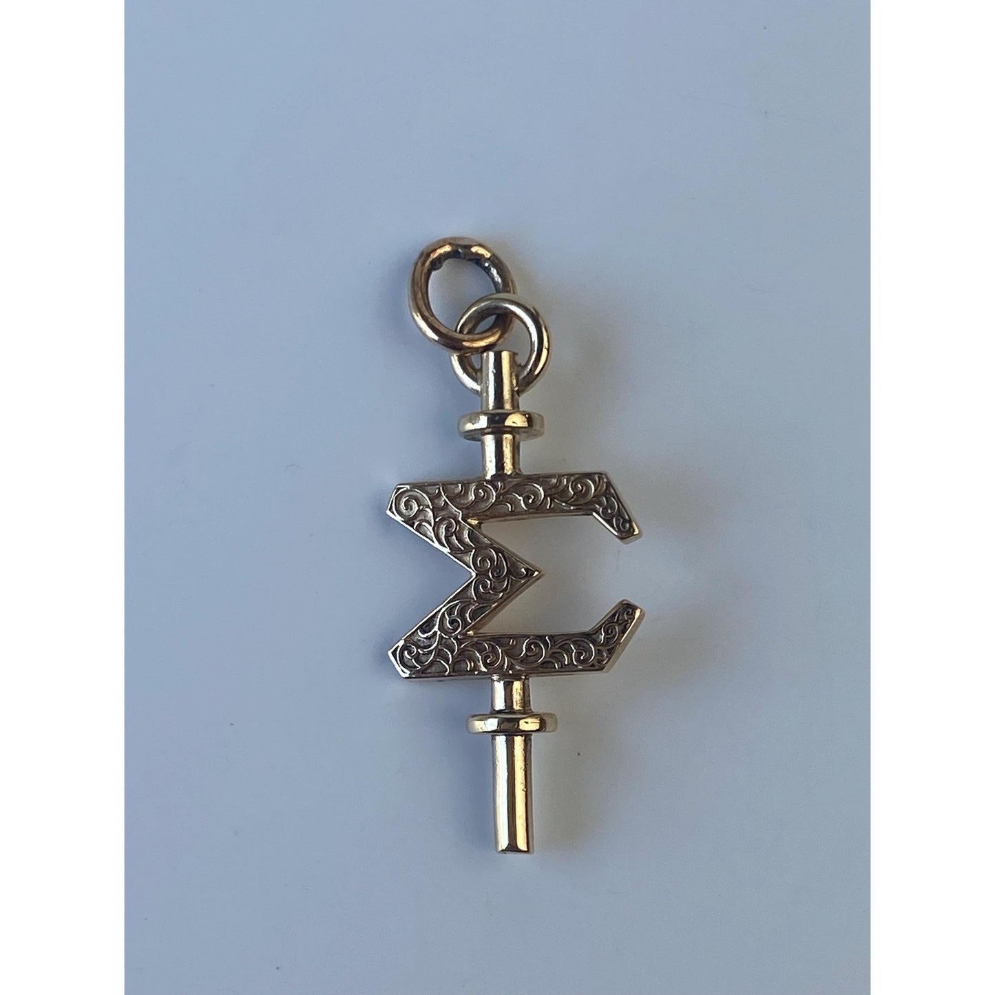 Vintage Solid 10k Yellow Gold 1949 Key Charm