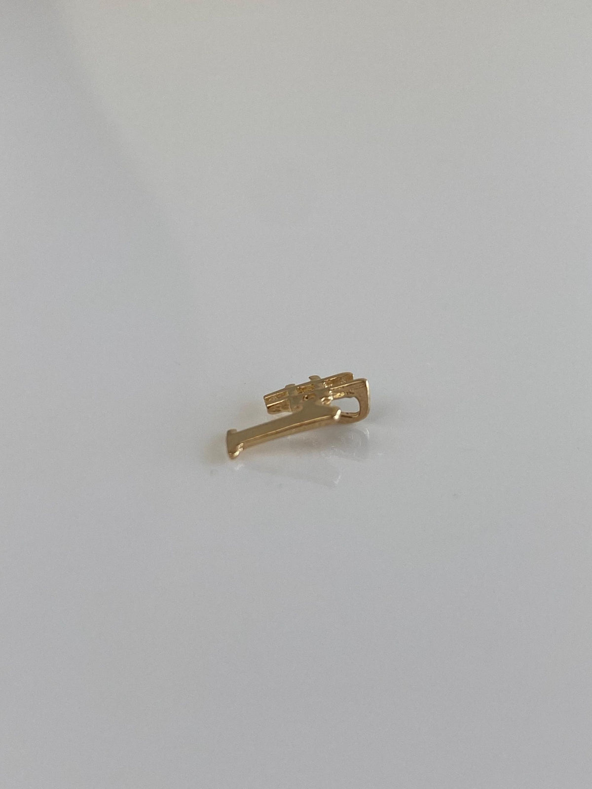 Vintage Solid 14k Yellow Gold #1 Charm