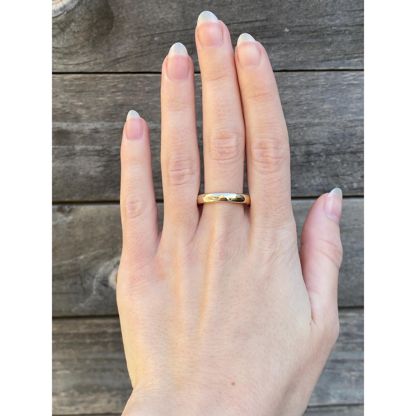 Vintage Solid 14k Yellow Gold Ring Band - Size 11.5