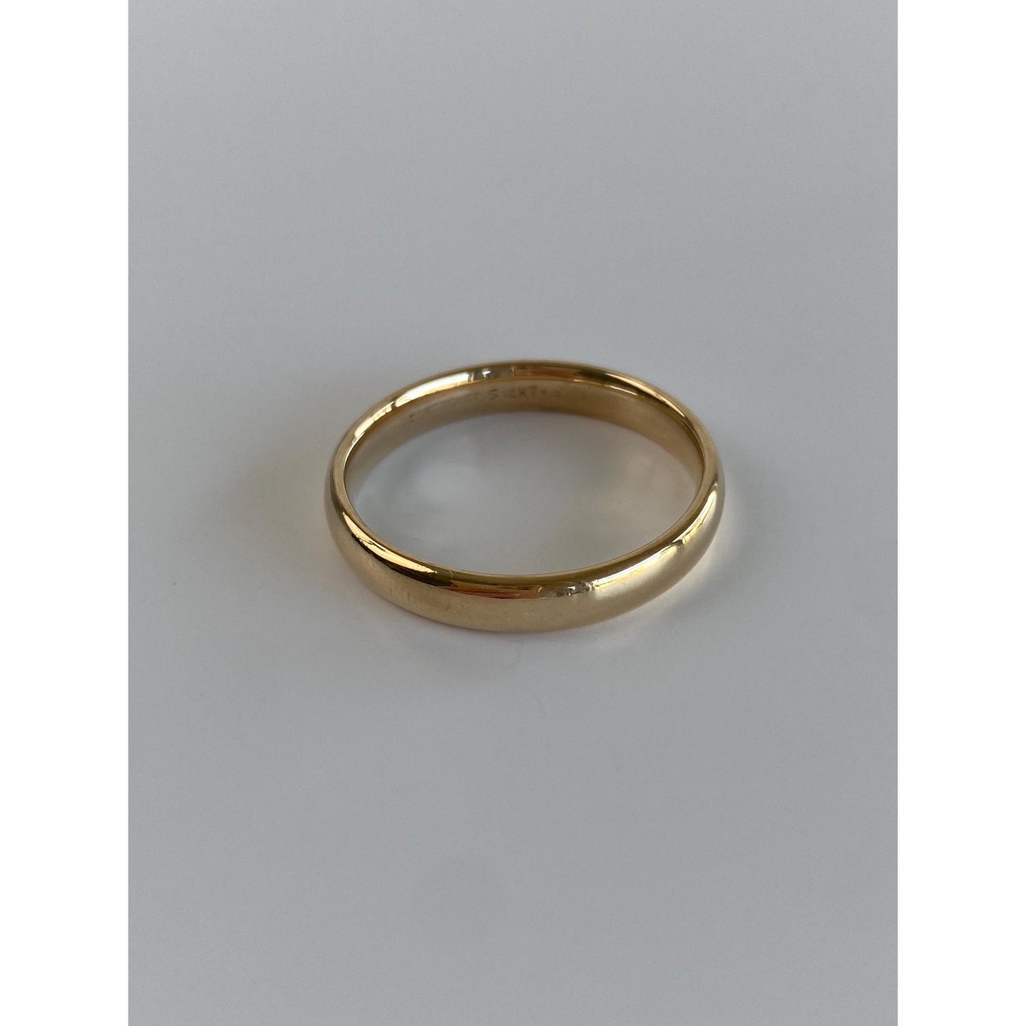 Vintage Solid 14k Yellow Gold Ring Band - Size 11.5