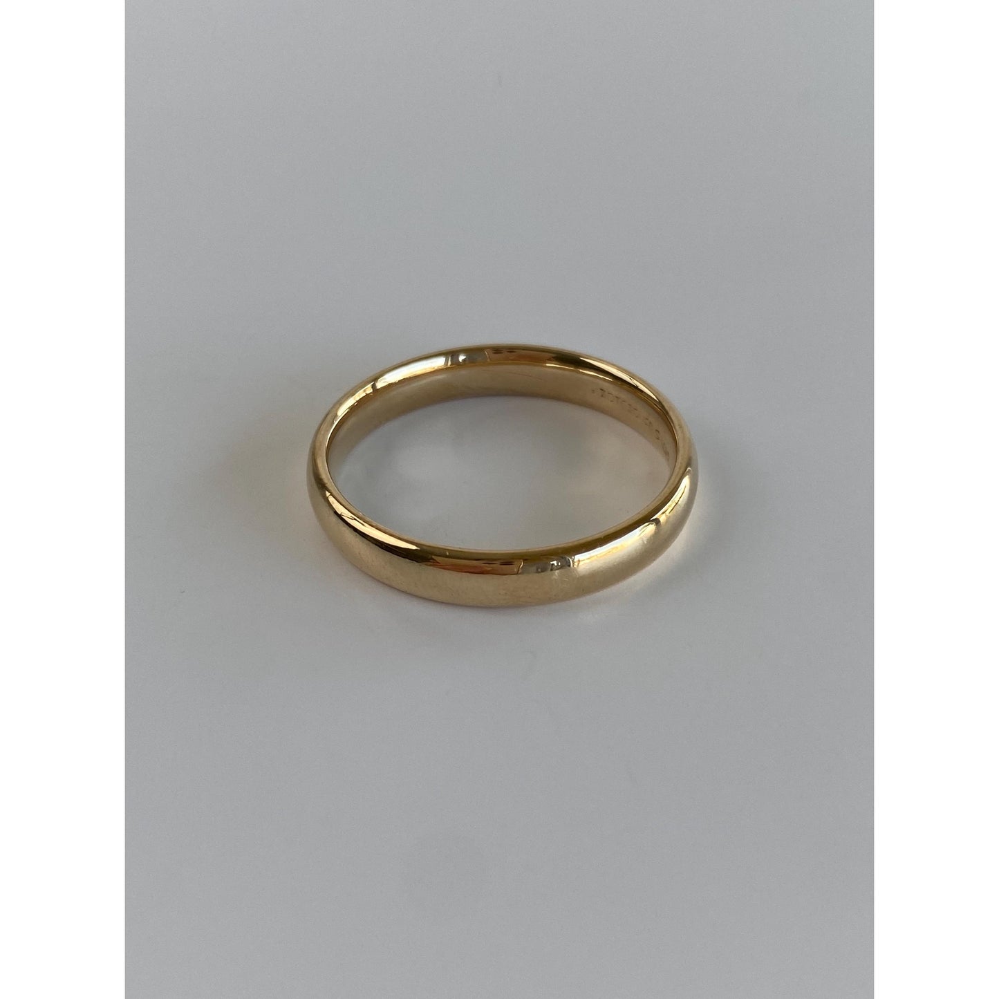 Vintage Solid 14k Yellow Gold Ring Band - Size 11.5