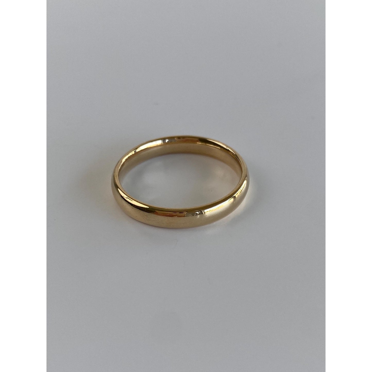 Vintage Solid 14k Yellow Gold Ring Band - Size 11.5