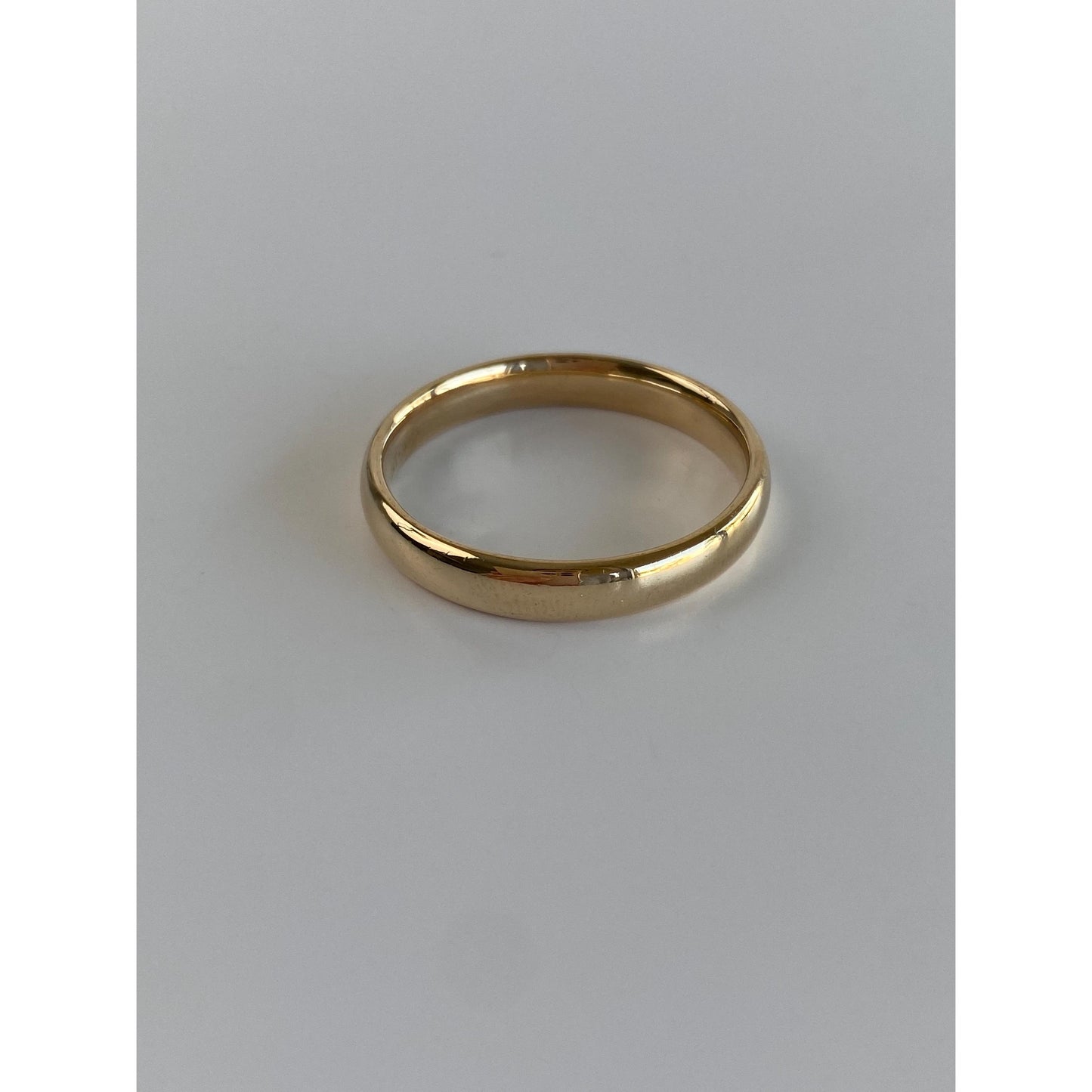 Vintage Solid 14k Yellow Gold Ring Band - Size 11.5