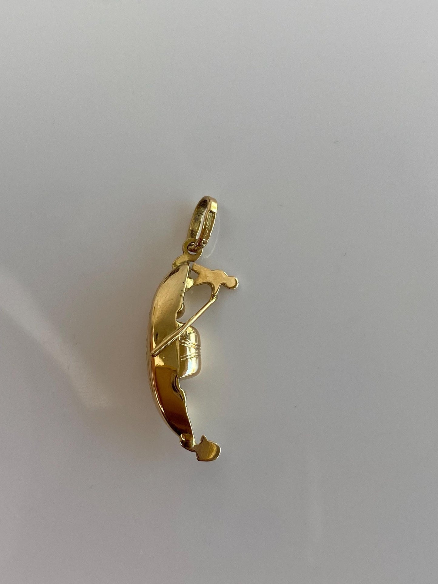 Vintage 18k Yellow Gold Gondola Charm