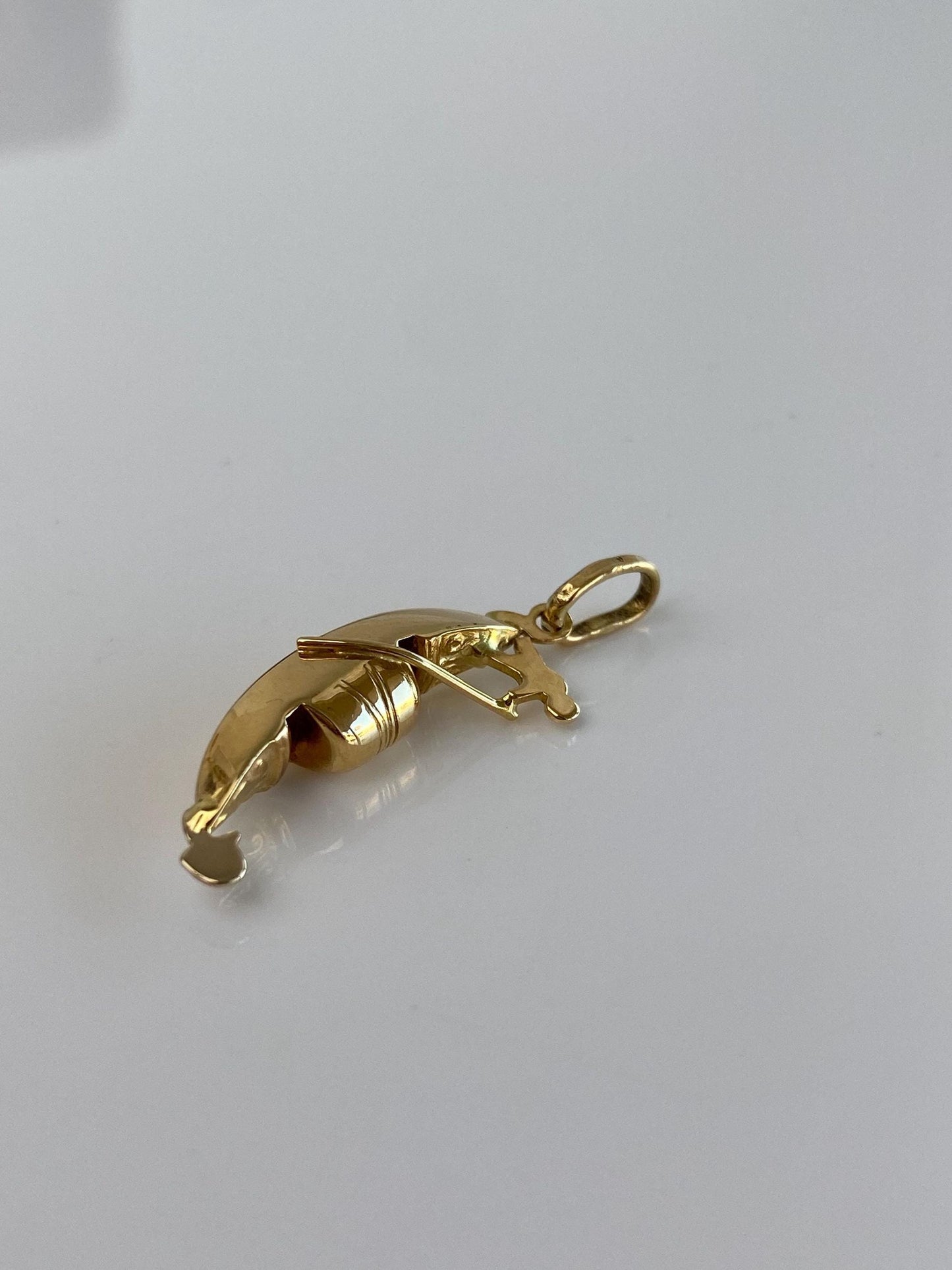 Vintage 18k Yellow Gold Gondola Charm