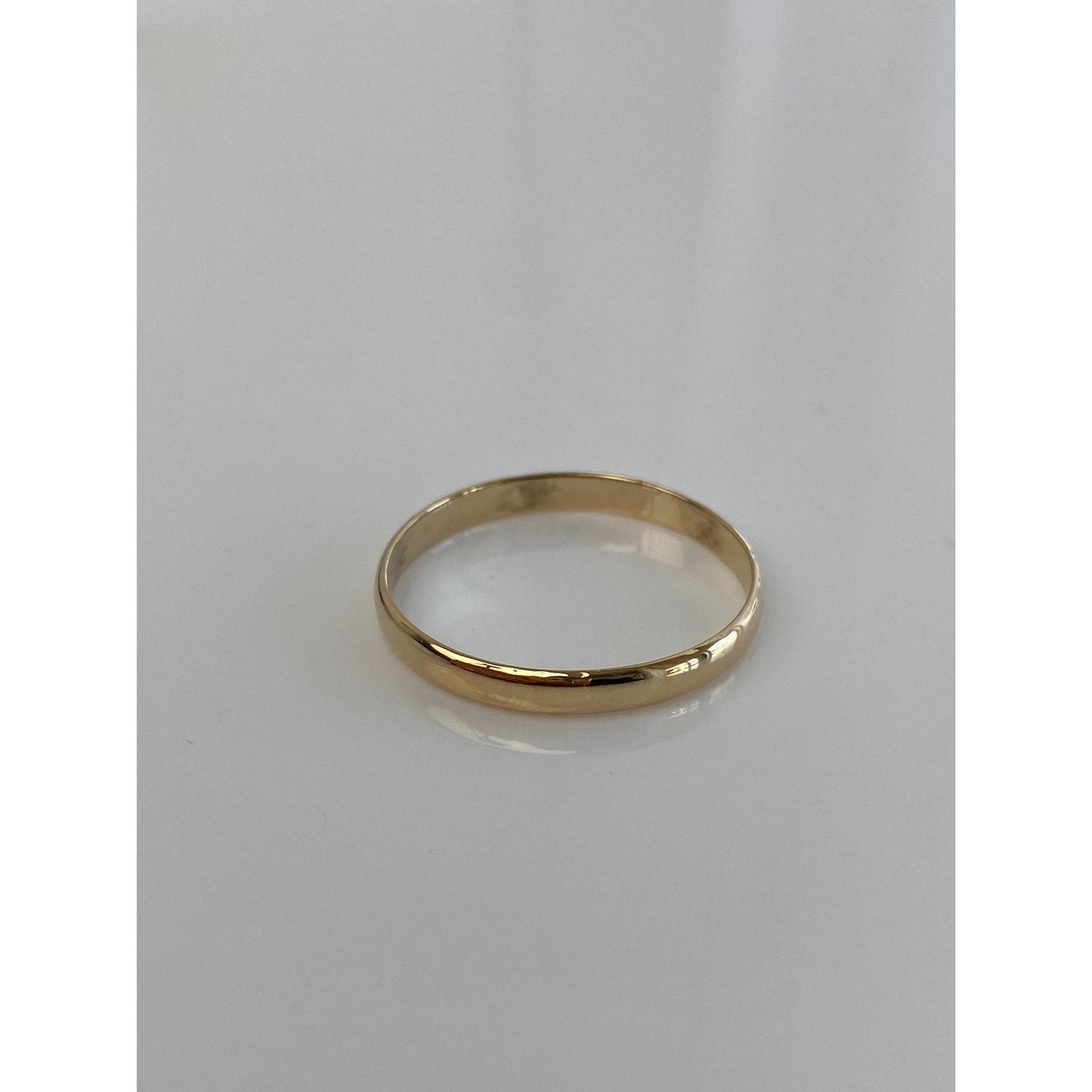 Vintage Solid 14k Yellow Gold Ring Band - Size 11.5