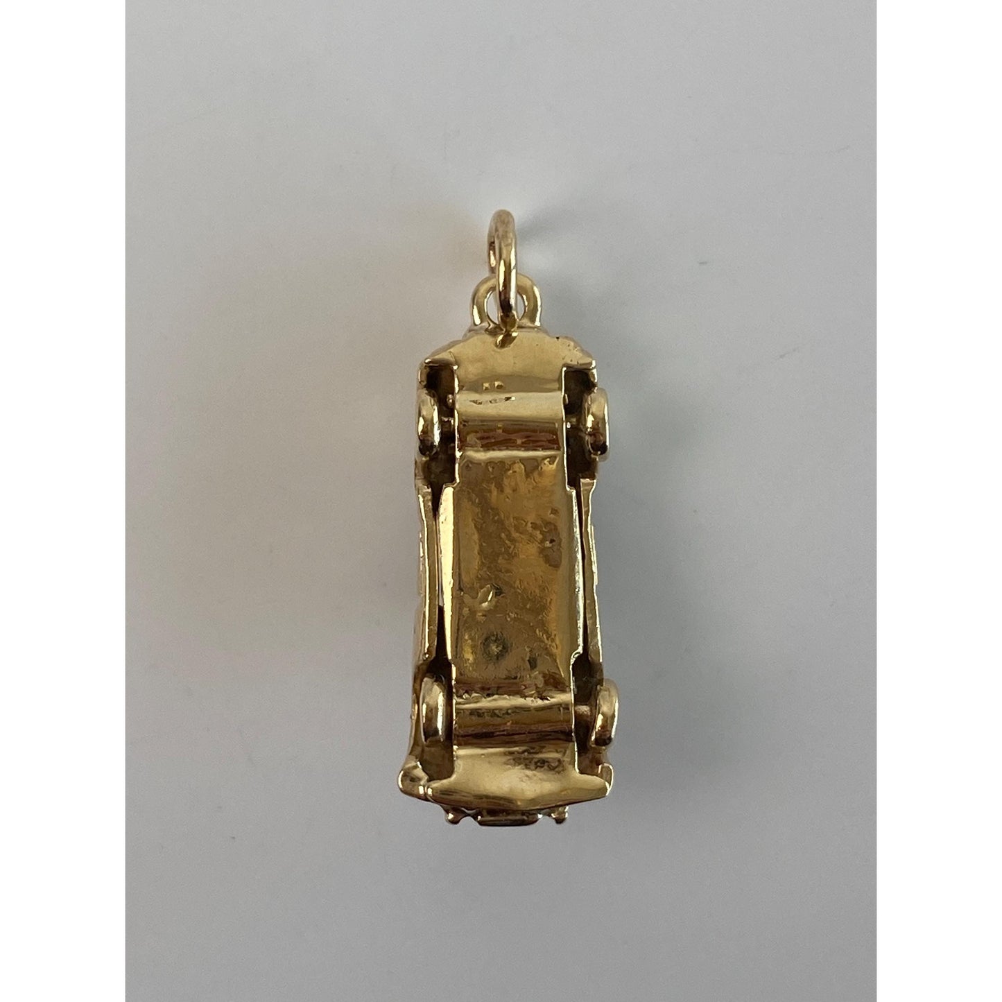 Vintage Solid 14k Yellow Gold Articulated Convertible Car Charm